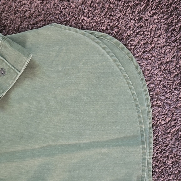 NEW Old Navy Green Button Front Tunic M - Picture 4 of 7